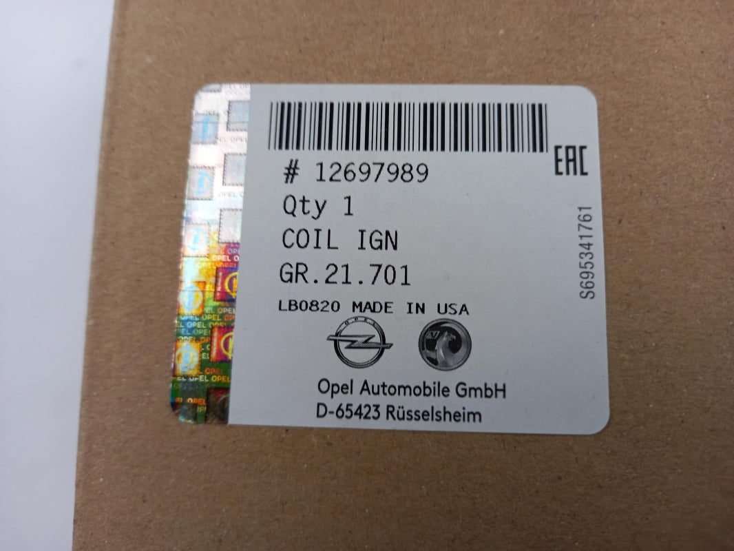 Original OPEL Astra-K Mokka X Corsa-E Zündspule 12697989