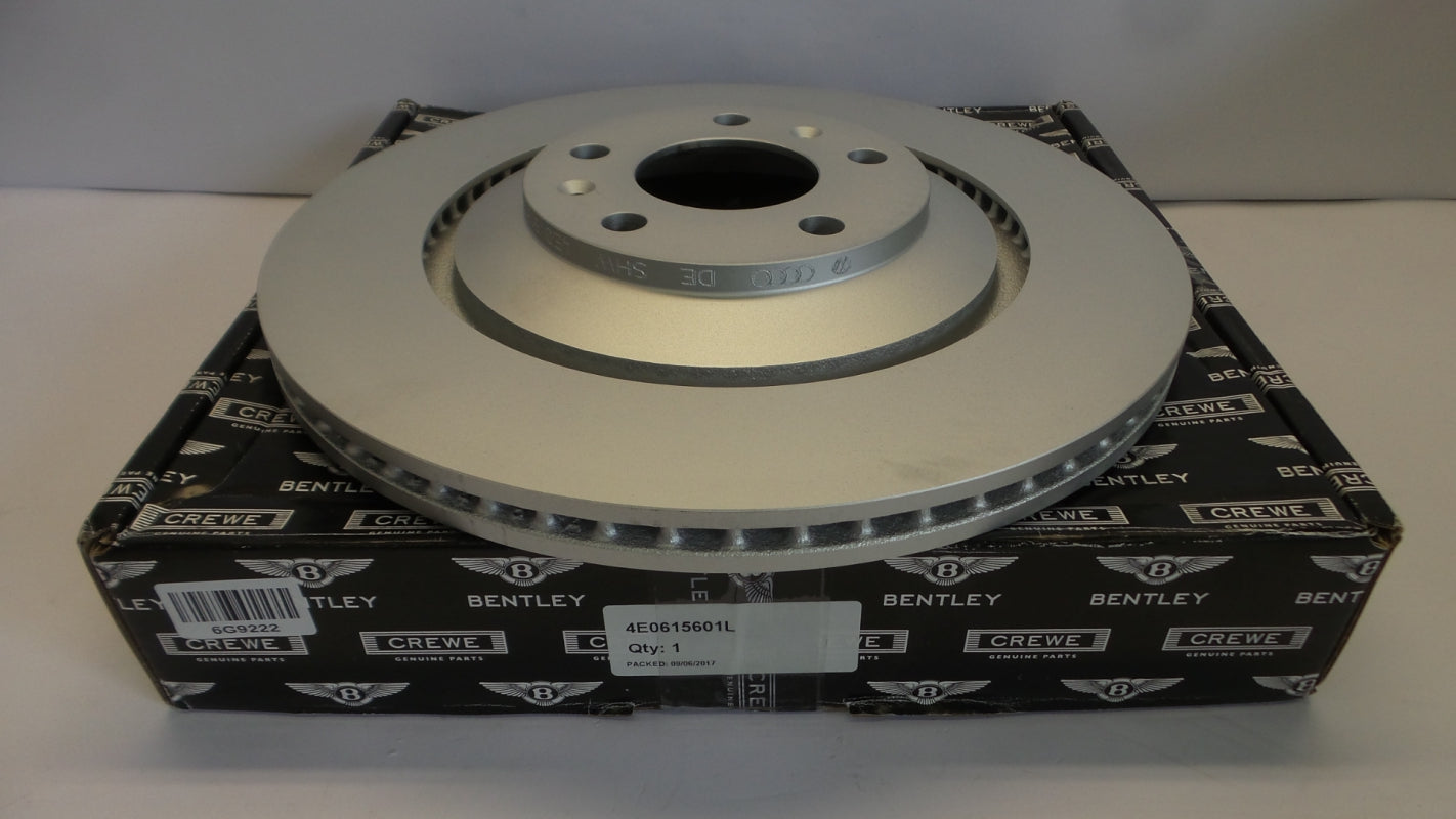 Original BENTLEY Continental '03- AUDI A8 Bremsscheibe 1-Stück hinten 4E0615601L