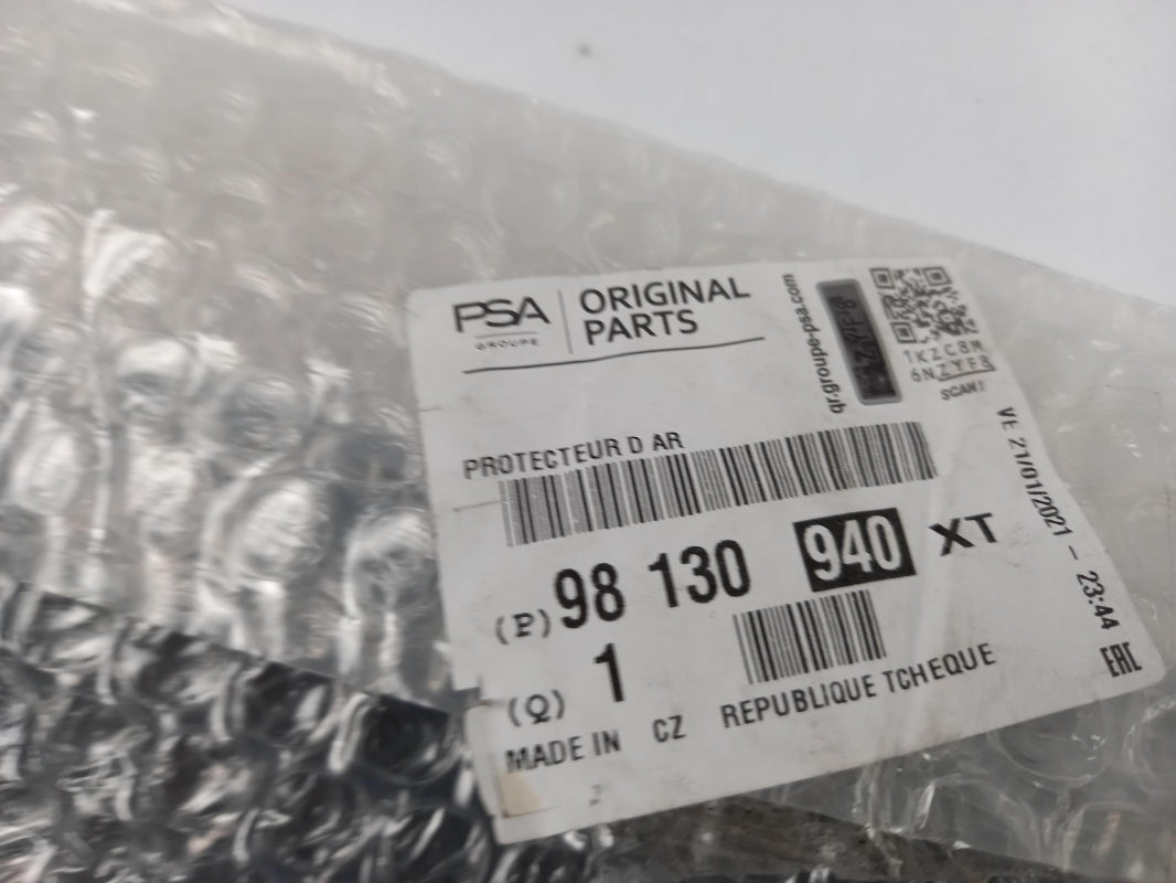 Original CITROEN C3 III Tür Zierleiste hinten rechts schwarz 98130940XT