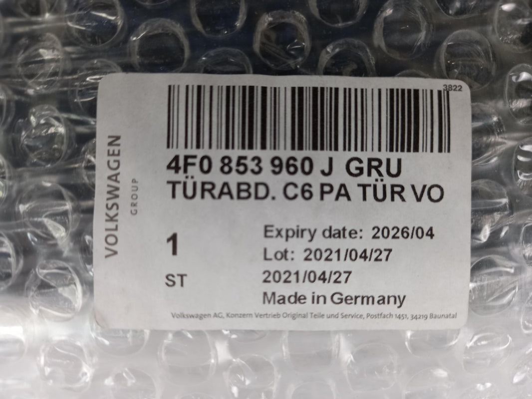 Original OE Volkswagen Tür Zierleiste 4F0853960JGRU