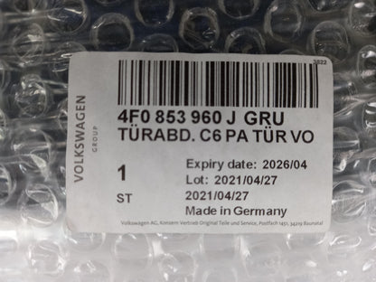 Original OE Volkswagen Tür Zierleiste 4F0853960JGRU