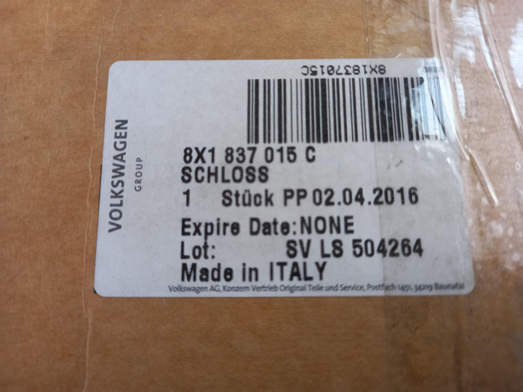 Original OE Volkswagen Türschloss 8X1837015C