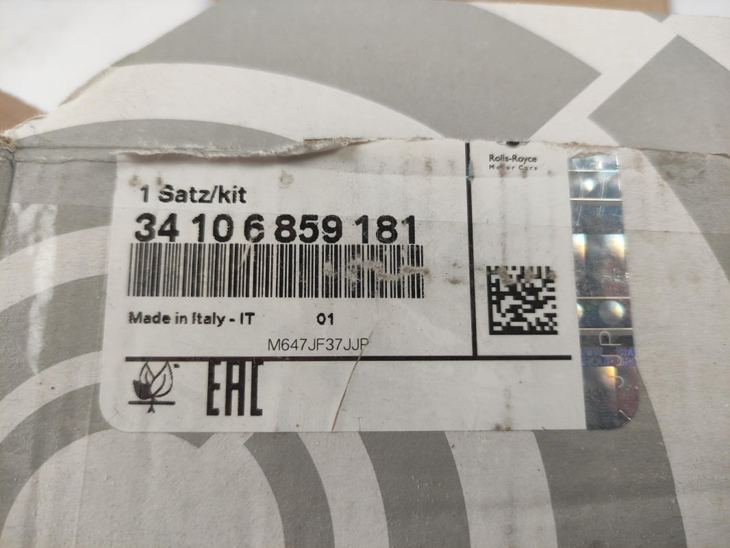 Original BMW F20 F22 F30 F31 F34 F32 F33 F36 Bremsbeläge vorne 34106859181