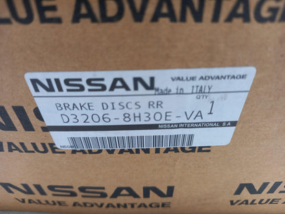 Original NISSAN Juke 14-19 X-Trail 07-22 Bremsscheiben x2 Hinten D32068H30EVA
