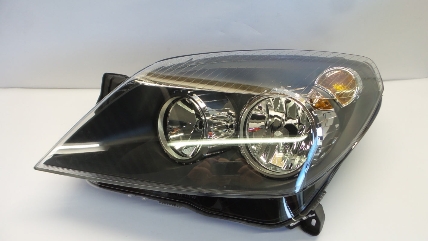 Original OPEL Astra-H Hauptscheinwerfer Frontlicht schwarz links 93178633