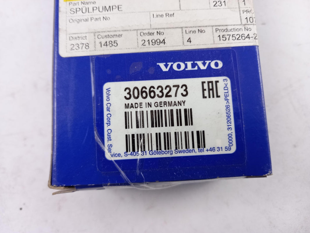 Original OE VOLVO Waschwasserpumpe 30663273