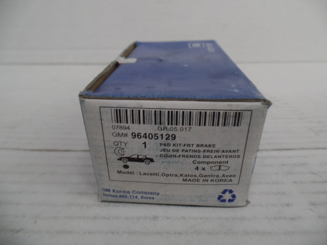 Original CHEVROLET Aveo T200/T250 Lacetti J200 Bremsbeläge Vorne 96405129