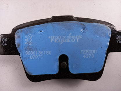 Original PEUGEOT 207 Bremsbeläge Bremsklötze Scheibenbremse Hinten 425419