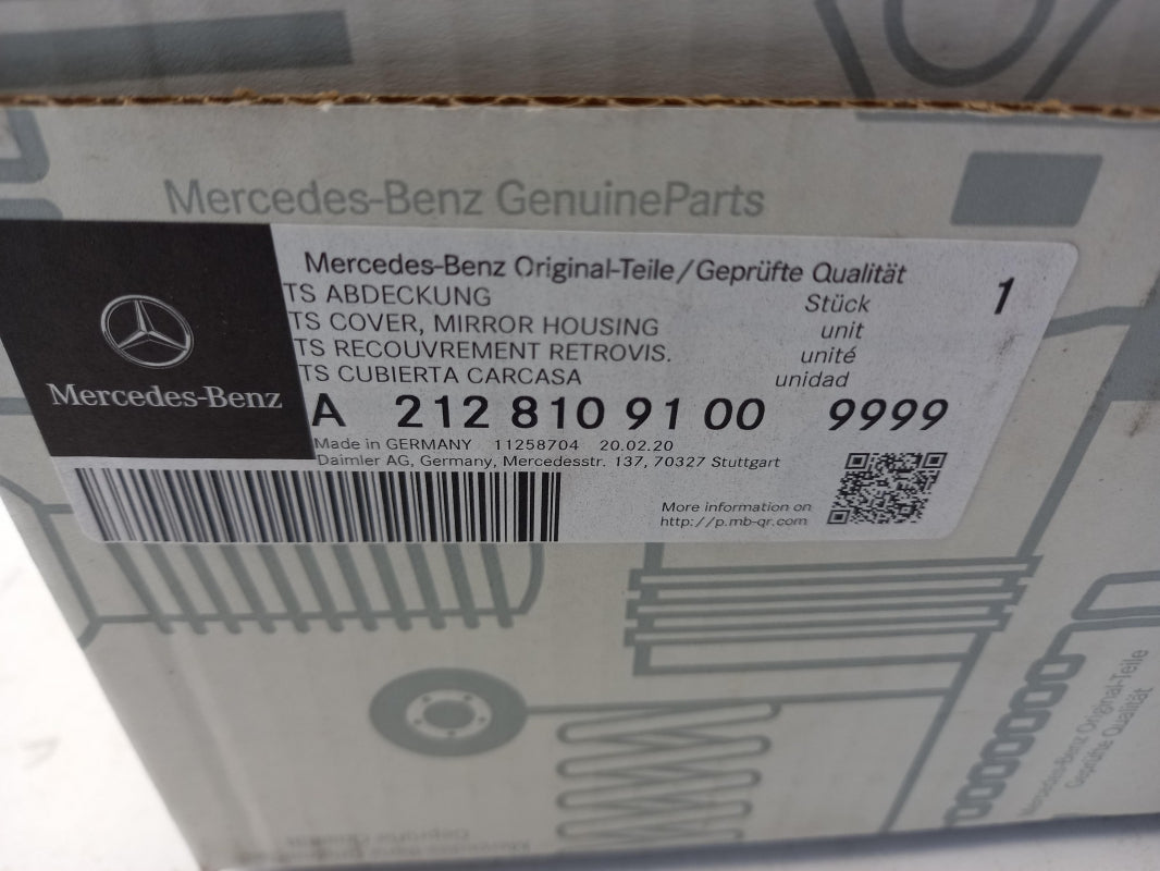 Original MERCEDES-BENZ W212 W221 X204 Außenspiegelkappe links A21281091009999