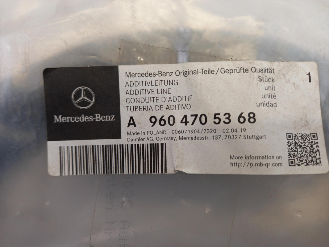 Original OE MERCEDES-BENZ Leitung A9604705368