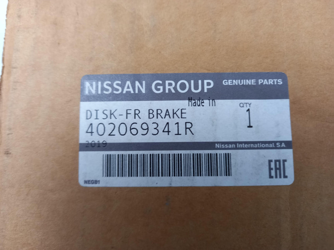 Original OE NISSAN Bremsscheibe (1 Stück) 402069341R