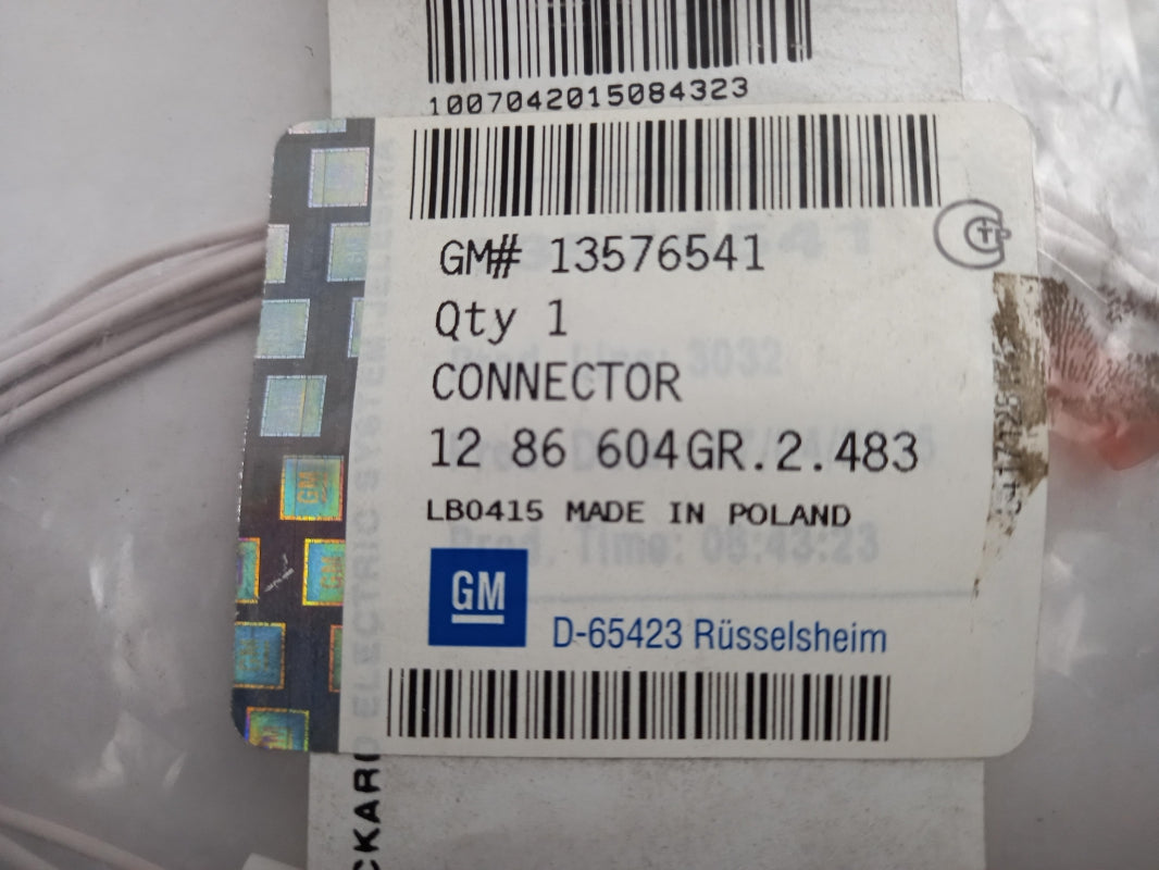 Original OPEL CHEVROLET Kabelstecker 8-pol 13576541