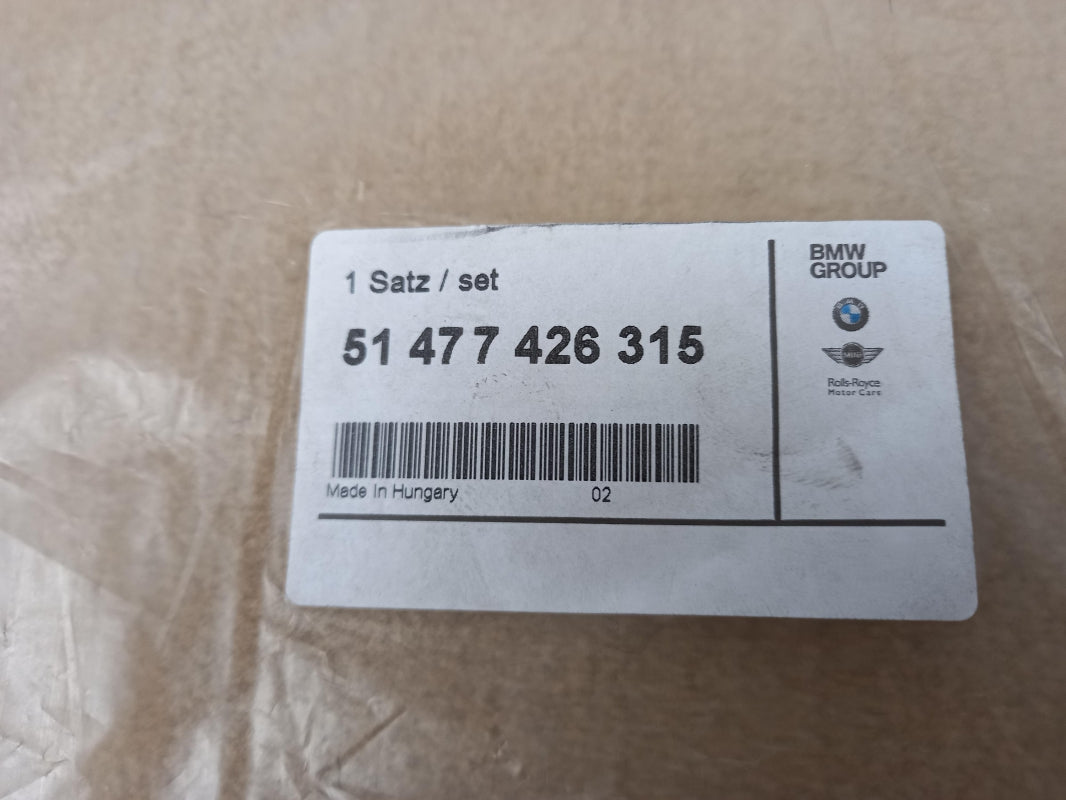 Original BMW F30 F31 F80 Fußmattensatz 4-teilig Velours venetobeige 51477426315