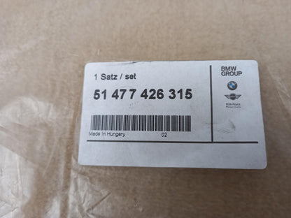 Original BMW F30 F31 F80 Fußmattensatz 4-teilig Velours venetobeige 51477426315