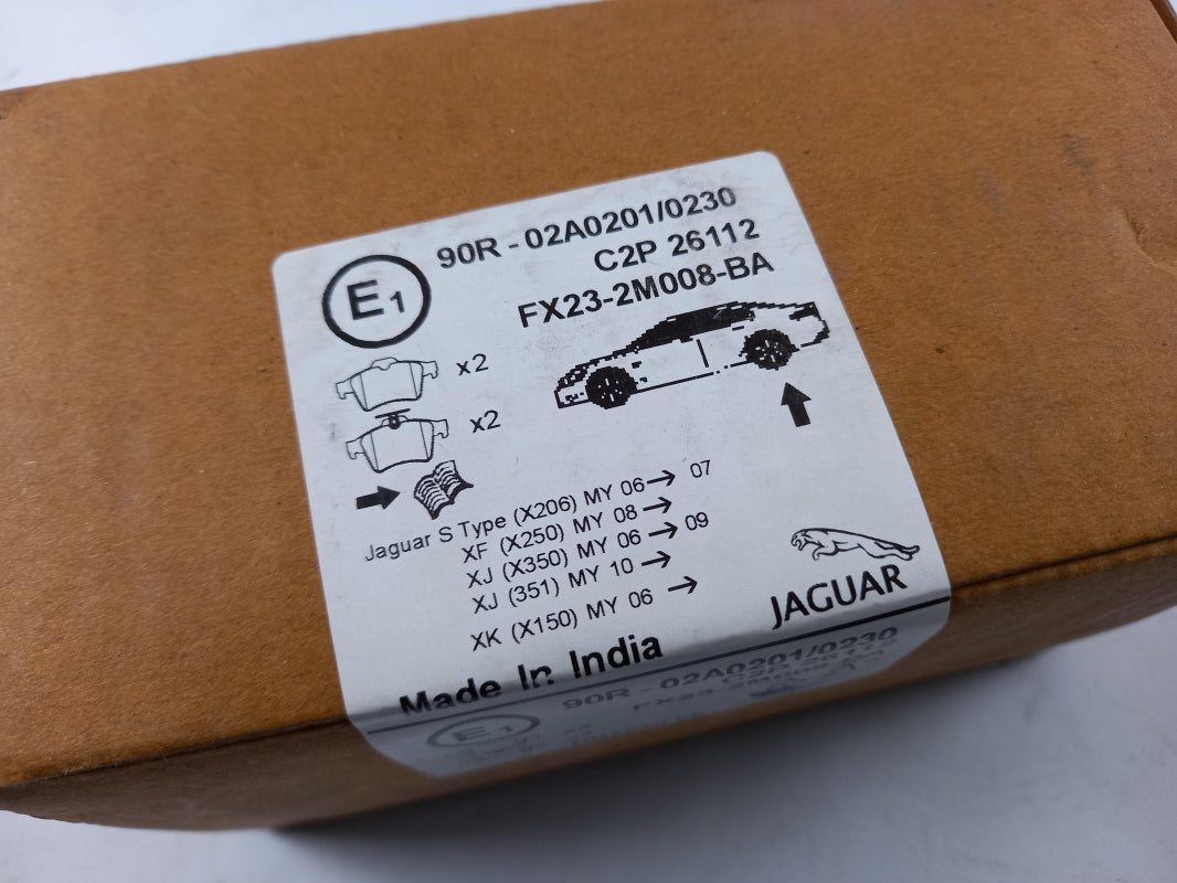 Original OE JAGUAR Bremsbeläge C2P26112