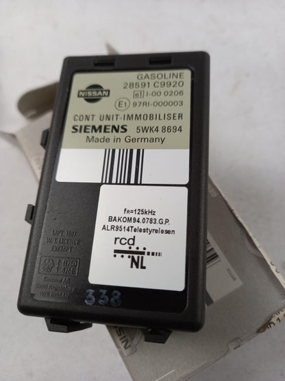 Original NISSAN Patrol Y61 Almera N15 Wegfahrsperren-Steuergerät 28591C9920