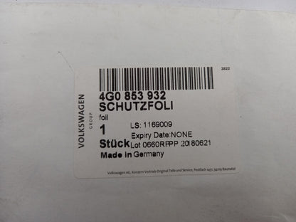 Original AUDI RS6 4G 2013-2018 Steinschlagschutzfolie rechts 4G0853932