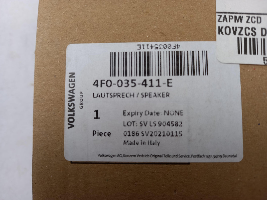 Original AUDI A6 RS6 4F TT 8J Türlautsprecher Mittelton vorne 4F0035411E