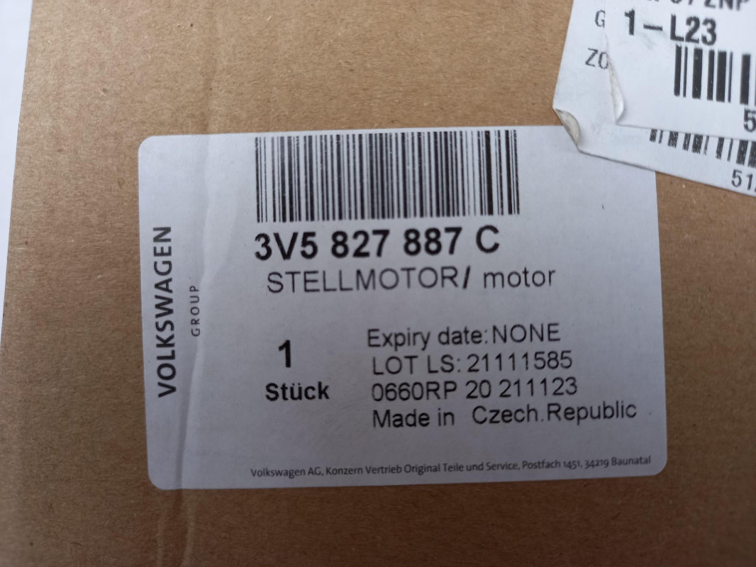Original OE Volkswagen Stellmotor 3V5827887C
