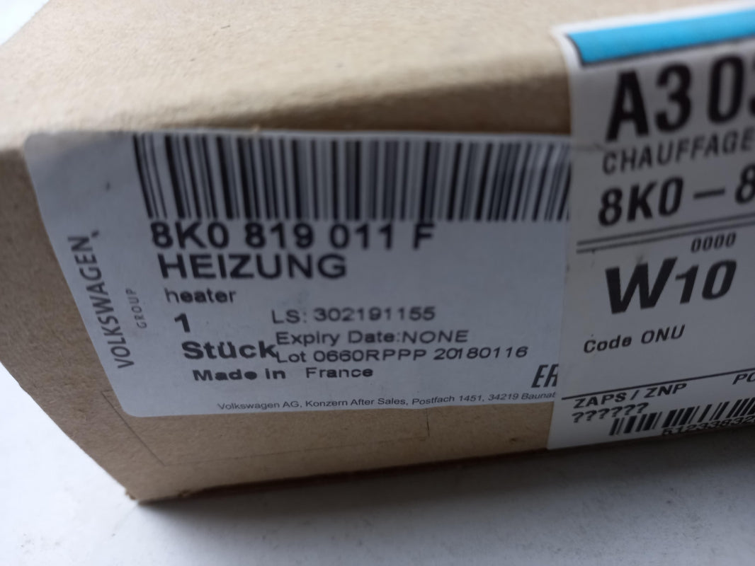 Original AUDI A4 B8 A5 8T/8F Q5 Wärmetauscher 8K0819011F