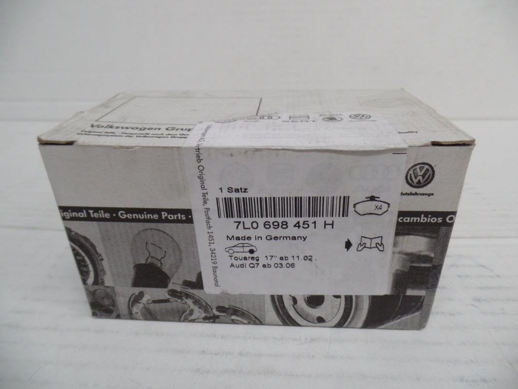 Original AUDI Q7 VW Touareg brake pads rear 7L0698451H 