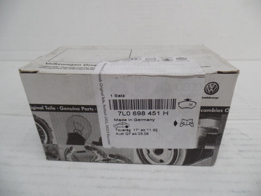 Original AUDI Q7 VW Touareg Bremsbeläge Bremsklötze hinten 7L0698451H