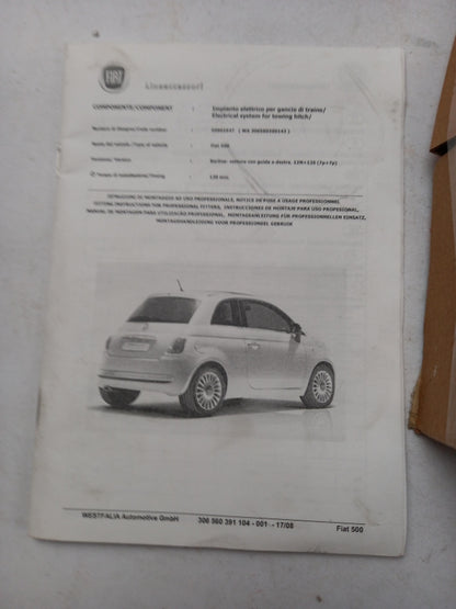 Original OE FIAT Anhängerkupplung Elektrosatz 50901947