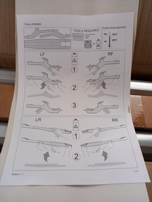 Original VW T-Roc 2017- Trittbretter für Seitenschweller Alu 2GA071691