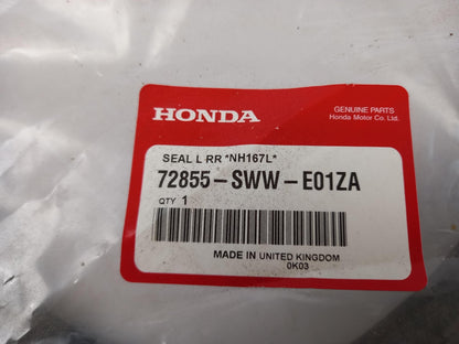 Original OE HONDA Türdichtung 72855SWWE01ZA
