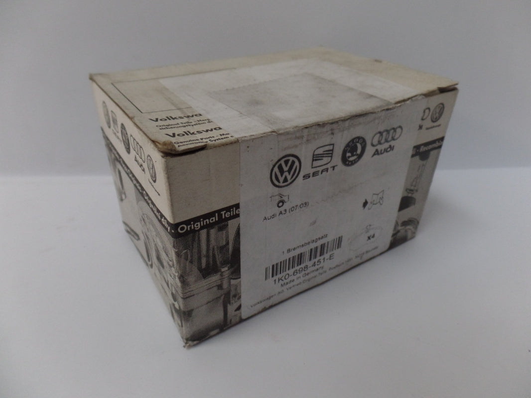 Original AUDI A3 TT VW Golf Eos Bremsbeläge Bremsklötze 310X22 hinten 1K0698451E