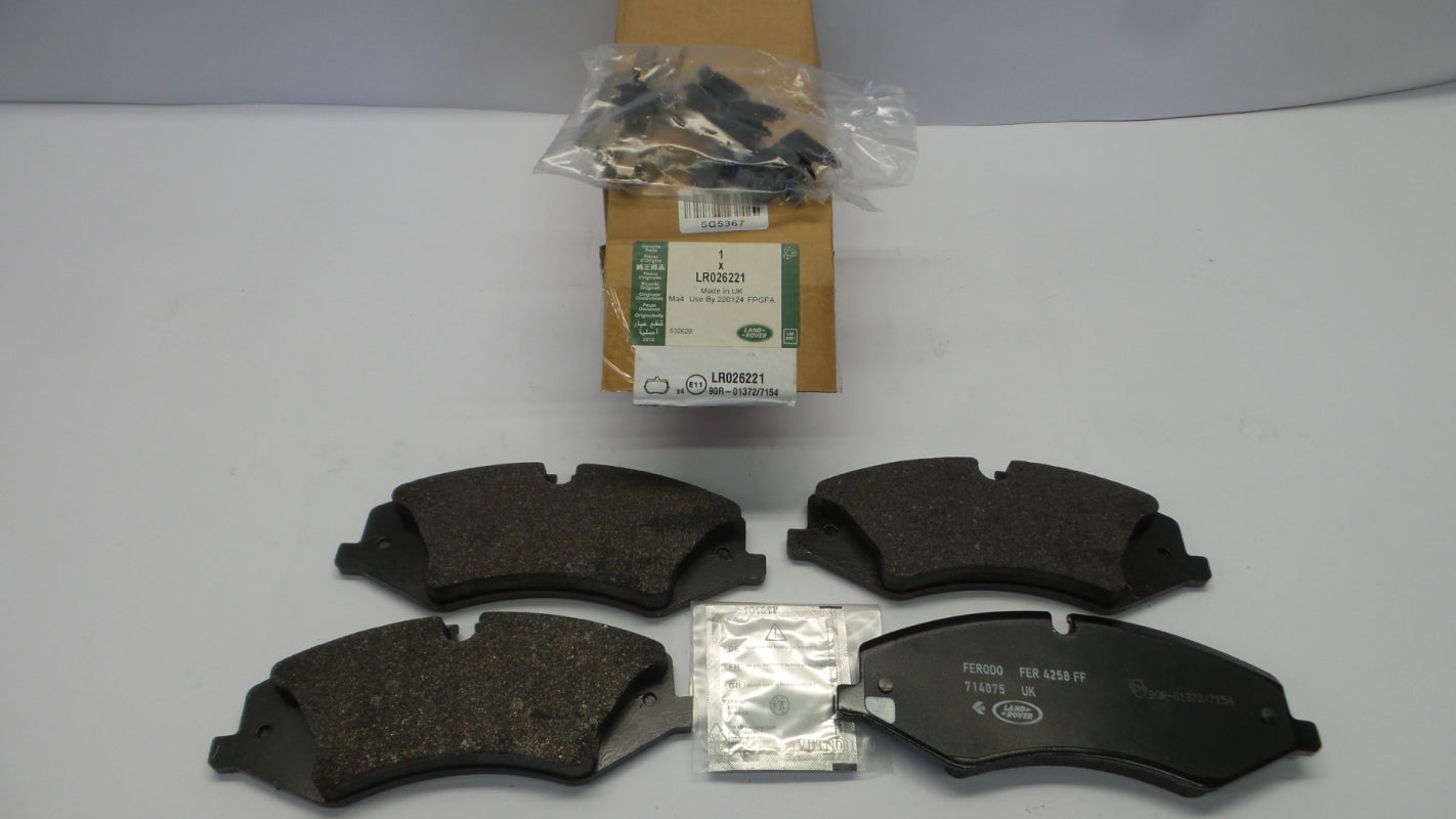Original LAND ROVER Range Rover '10-'12 Bremsbeläge Bremsklötze vorne LR026221