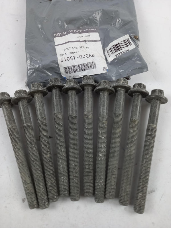 Original OE NISSAN Zylinderkopfschraubensatz 1105700QAB