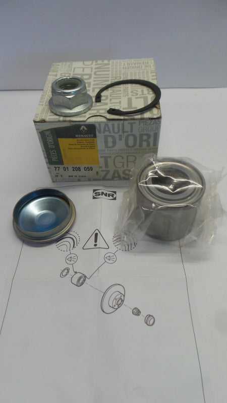 Original RENAULT Megane II Scenic II Radlagersatz hinten 7701208059