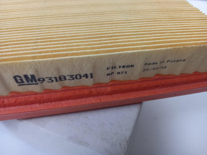Original OE OPEL Luftfilter 93183041