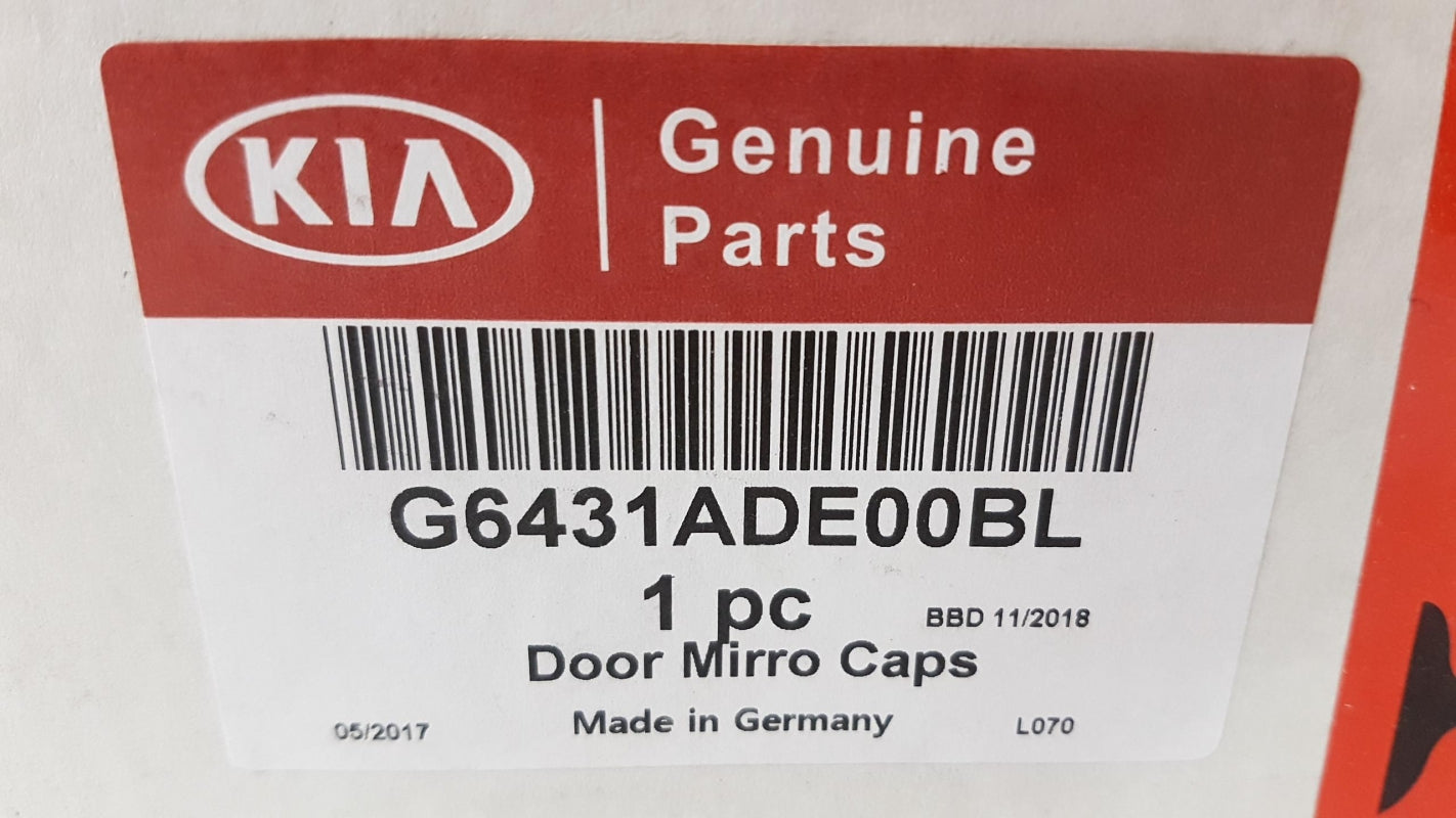 Original OE HYUNDAI/KIA Außenspiegel Abdeckung G6431ADE00BL