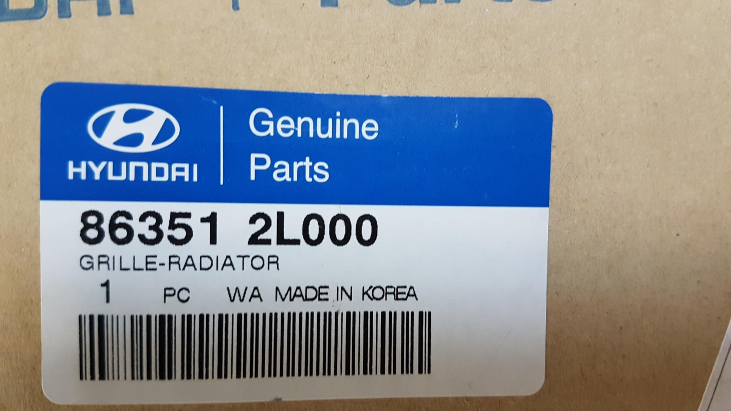 Original OE HYUNDAI/KIA Kühlergitter 863512L000