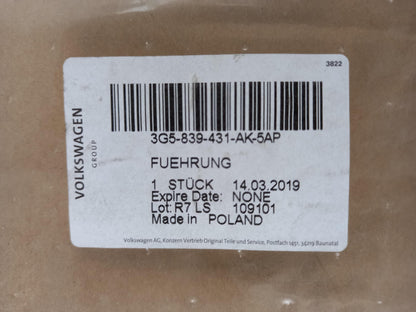 Original VW Passat B8 Fensterführung schwarz hinten links 3G5839431AK5AP