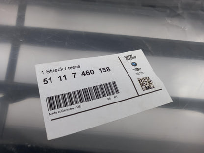 Original OE BMW Stoßfänger Lüftungsgitter 51117460158