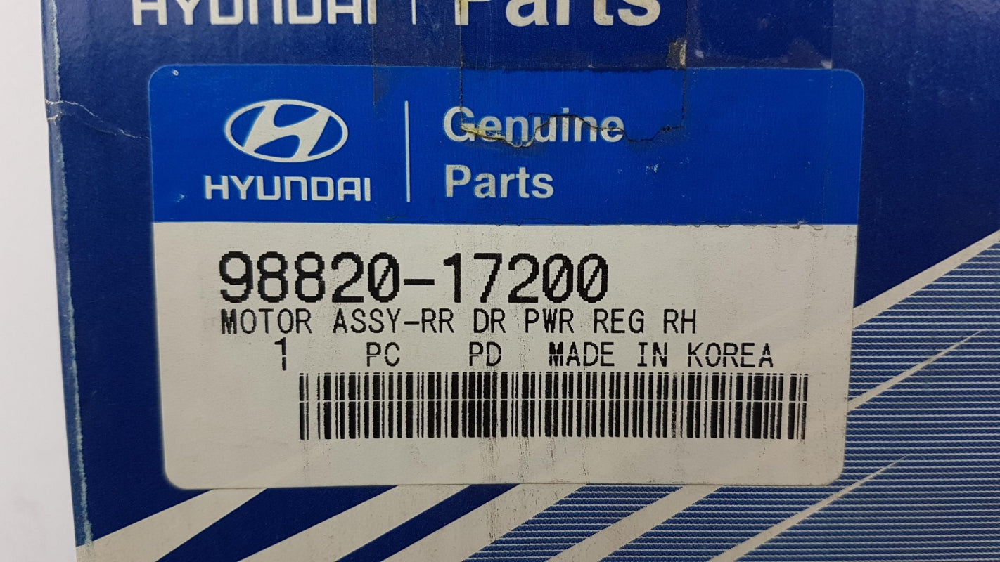 Original HYUNDAI Matrix Fensterhebermotor hinten rechts 9882017200