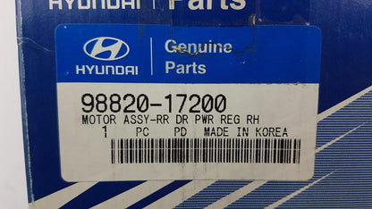 Original HYUNDAI Matrix Fensterhebermotor hinten rechts 9882017200