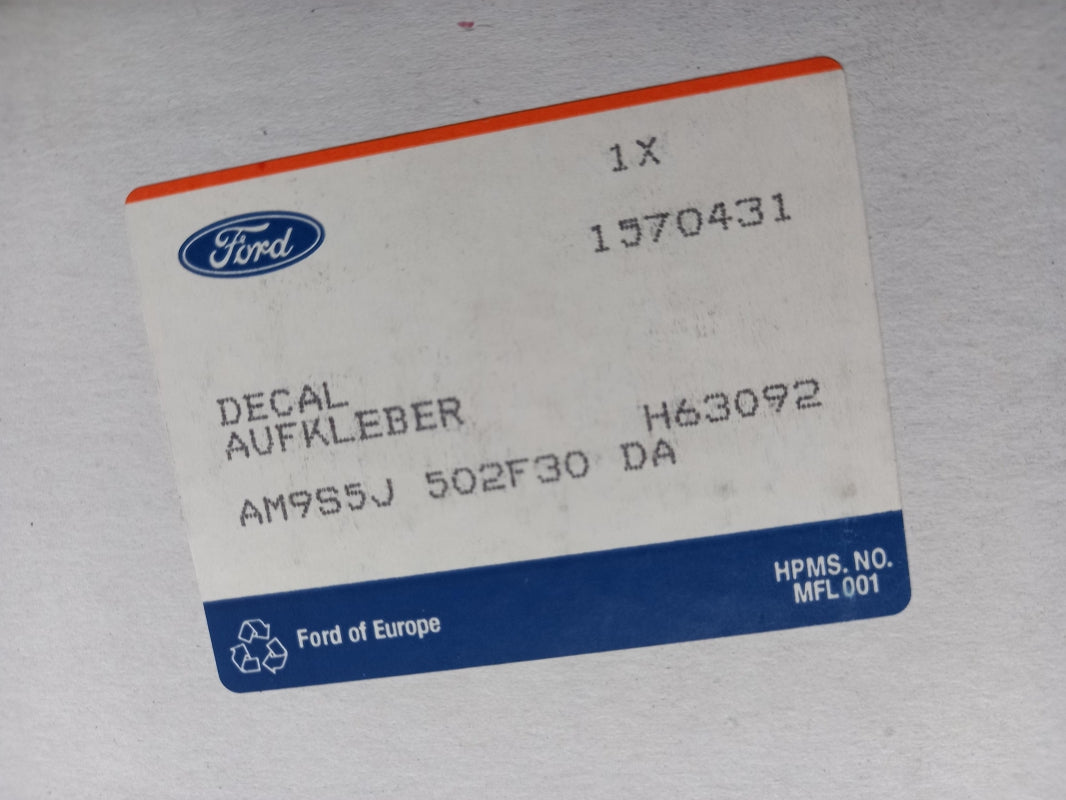 Original FORD KA CCU 2008- Zierstreifen Grand Prix weiß 1570431