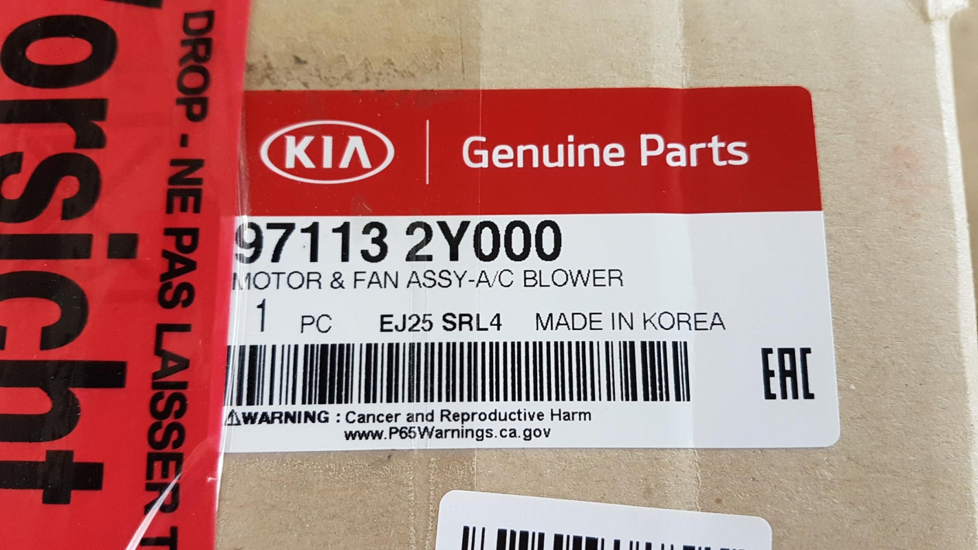 Original OE HYUNDAI/KIA Innenraumgebläse Elektromotor 971132Y000
