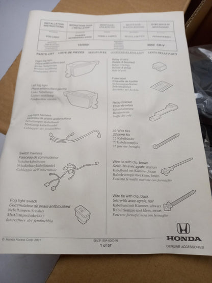 Original HONDA CR-V II (2001-2002) Nebelscheinwerfer Satz Vorne 08V31S9A610