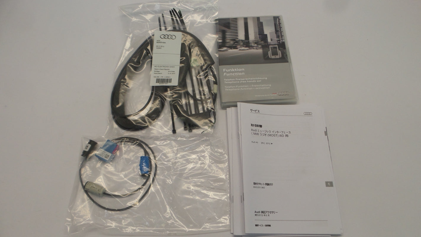 Original AUDI A6 A7 RS6 RS7 retrofit kit for hands-free system 4G1051473
