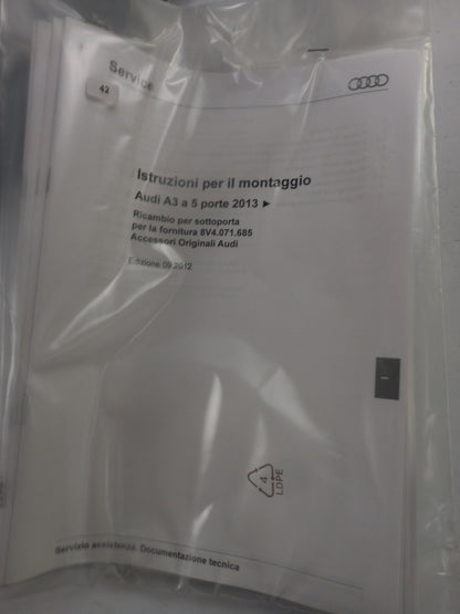 Original AUDI A3 S3 Sportback (2013-2020) Seitenschweller-Set 8V40716859AX