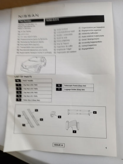 Original NISSAN Qashqai III 2021- Gepäcksicherungsgurt KE9646U510