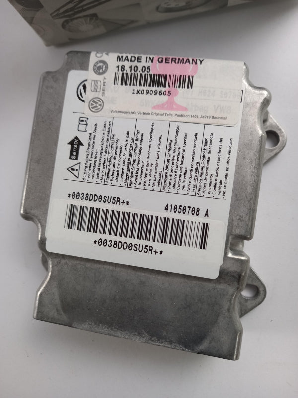 Original OE Volkswagen airbag control unit 1K0909605M001 