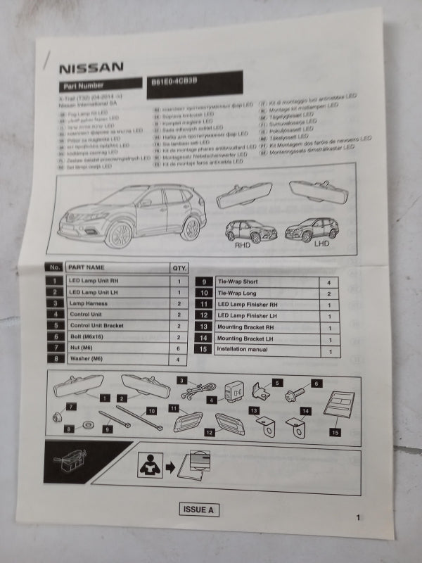 Original NISSAN X-Trail 2014-2021 Nebelscheinwerfer Satz B61E04CB3B