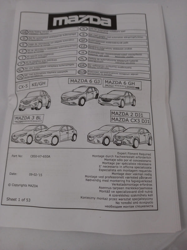 Original OE MAZDA Steuergerät C850V7650A