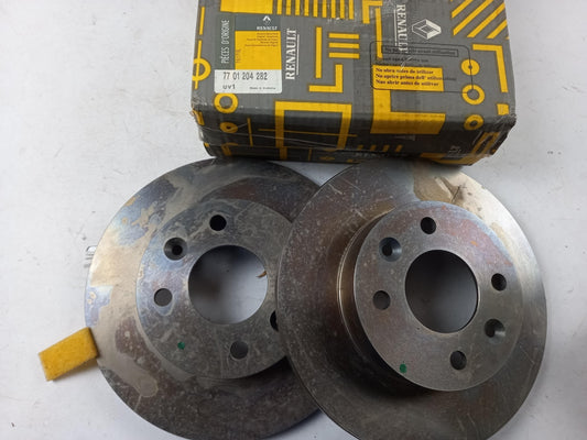 Original RENAULT Clio Megane Twingo Express Bremsscheiben 2st vorne 7701204282